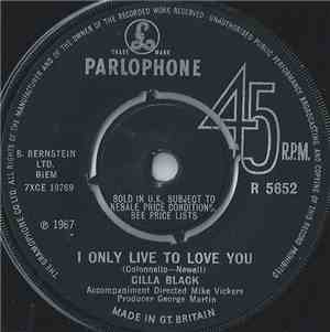 Cilla Black - I Only Live To Love You