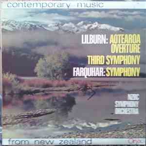 Lilburn / Farquhar - NZBC Symphony Orchestra - Contemporary Music From New  ...