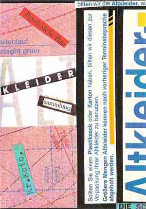 Various - Altkleidersammlung