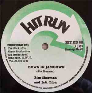 Bim Sherman And Jah Lion / Teem All-Stars - Down In Jamdown / Version