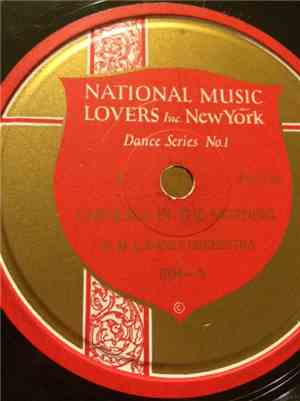 National Music Lovers Dance Orchestra - Carolina In The Morning / Dearest