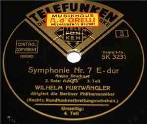 Anton Bruckner / Wilhelm Furtwängler, Berliner Philharmoniker - Symphonie N ...