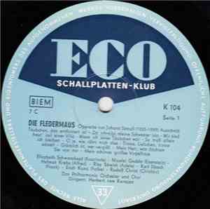Das Philharmonia Orchester Und Chor, Herbert Von Karajan - Die Fledermaus
