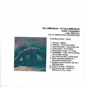 Various - 8MM Musik - 10 Years 8MM Musik