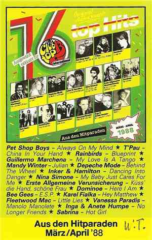 Various - Club Top 13 International März/April '88