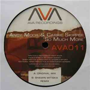 Andy Moor & Carrie Skipper - So Much More