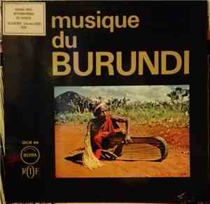 Various - Musique Du Burundi