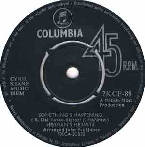 Herman's Hermits - Something's Happening / The Most Beautiful Thing In My L ...
