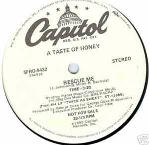 A Taste Of Honey - Rescue Me