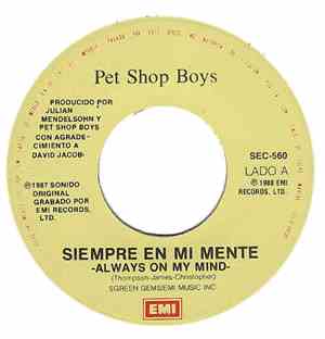 Pet Shop Boys - Siempre En Mi Mente = Always On My Mind