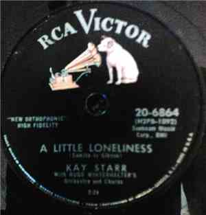 Kay Starr With Hugo Winterhalter's Orchestra And Chorus - A Little Loneline ...