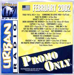 Various - Promo Only Urban Radio: February 2002