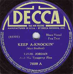 Louie Jordan And His Tympany Five - Keep A-Knockin' / At The Swing Cats' Ba ...