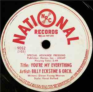 Billy Eckstine & Orch. - You're My Everything / Cool Breeze