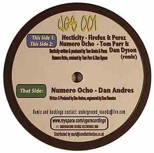 Dan Andres / Firefox  & Perez  - Numero Ocho / Hecticity