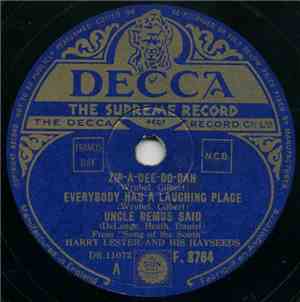 Harry Lester And His Hayseeds - Zip-A-Dee-Do-Dah