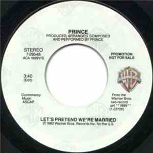 Prince - Let's Pretend We're Married