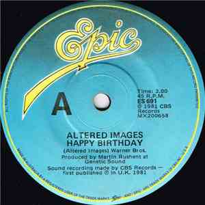 Altered Images - Happy Birthday