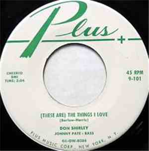Don Shirley - I Don't Want To Set The World On Fire / Do You Care