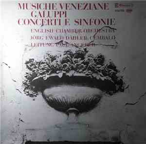 English Chamber Orchestra, Jörg Ewald Dähler, Paul Angerer - Musiche Venezi ...