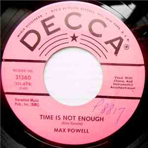 Max Powell - Time Is Not Enough / I Wish I Were Jim