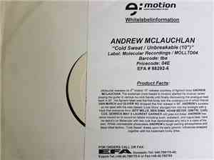 Andrew McLauchlan - Cold Sweat / Unbreakable