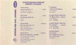 Various - February 1992 New Releases