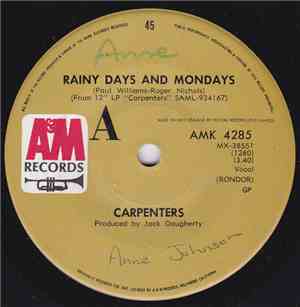 Carpenters - Rainy Days And Mondays