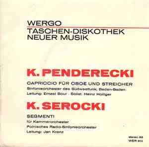 K. Penderecki / K. Serocki - Capriccio Für Oboe Und Streicher / Segmenti