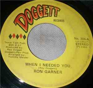 Ron Garner - When I Needed You