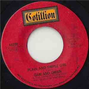 Garland Green - Plain And Simple Girl / Hey Cloud
