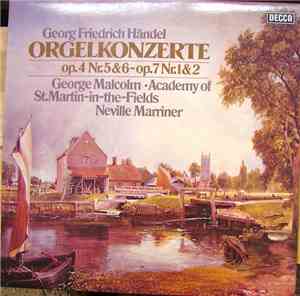 Georg Friedrich Händel - Orgelkonzerte Op.4 Nr.5&6 - Op.7 Nr.1&2