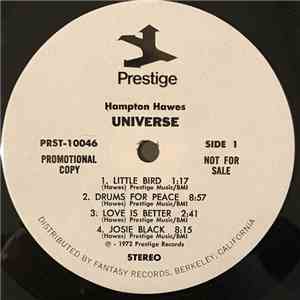 Hampton Hawes - Universe