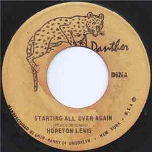 Hopeton Lewis - Starting All Over Again