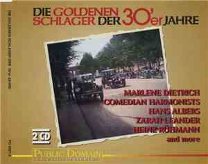 Various - Die Goldenen Schlager Der 30'er Jahre