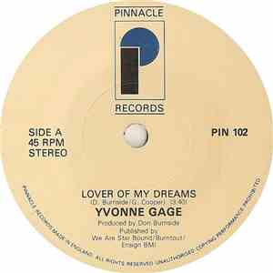 Yvonne Gage - Lover Of My Dreams