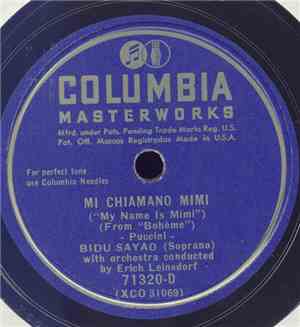 Bidu Sayao, Puccini, Erich Leinsdorf - Mi Chiamano Mimi
