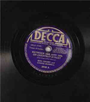Bing Crosby And Connie Boswell - Between 18th And 19th On Chesnut Street / ...