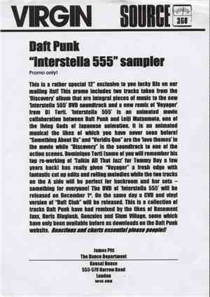 Daft Punk - Something About Us (Interstella 555 Sampler)