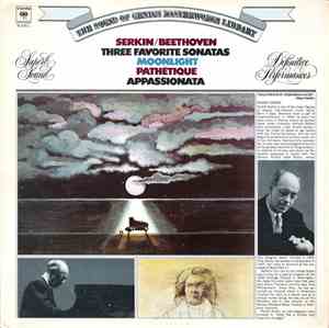 Rudolf Serkin, Beethoven - Three Favorite Sonatas