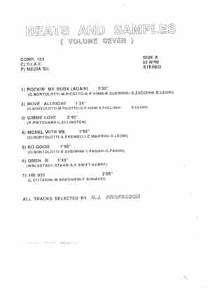 Various - Beats And Samples (Volume Seven)