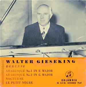 Walter Gieseking, Debussy - Shorter Piano Works