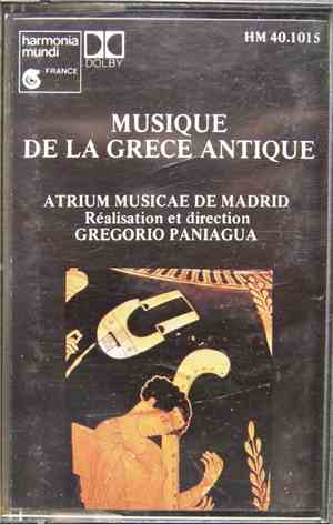 Atrium Musicae de Madrid Dir. Gregorio Paniagua - Musique De La Grèce Antiq ...