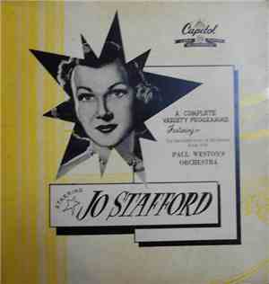 Jo Stafford With Paul Weston And His Orchestra - Starring Jo Stafford