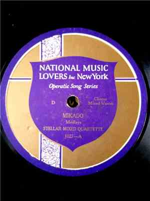 Stellar Mixed Quartette / Miriam Clark - Mikado / Bohemian Girl