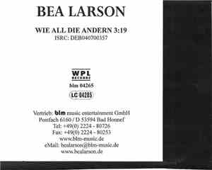 Bea Larson - Wie All Die Andern