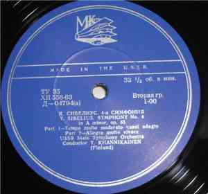 Sibelius / Tauno Hannikainen Conducting Russian State Symphony Orchestra -  ...