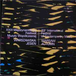 Various - Warszawska Jesień - 1979 - Warsaw Autumn (Kronika Dźwiękowa Nr 3)