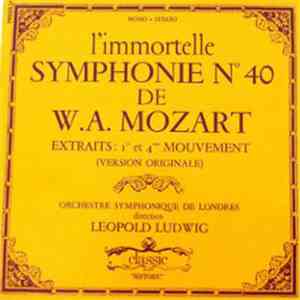 W. A. Mozart / Orchestre Symphonique De Londres direction Leopold Ludwig -  ...