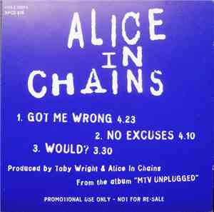 Alice In Chains - Got Me Wrong